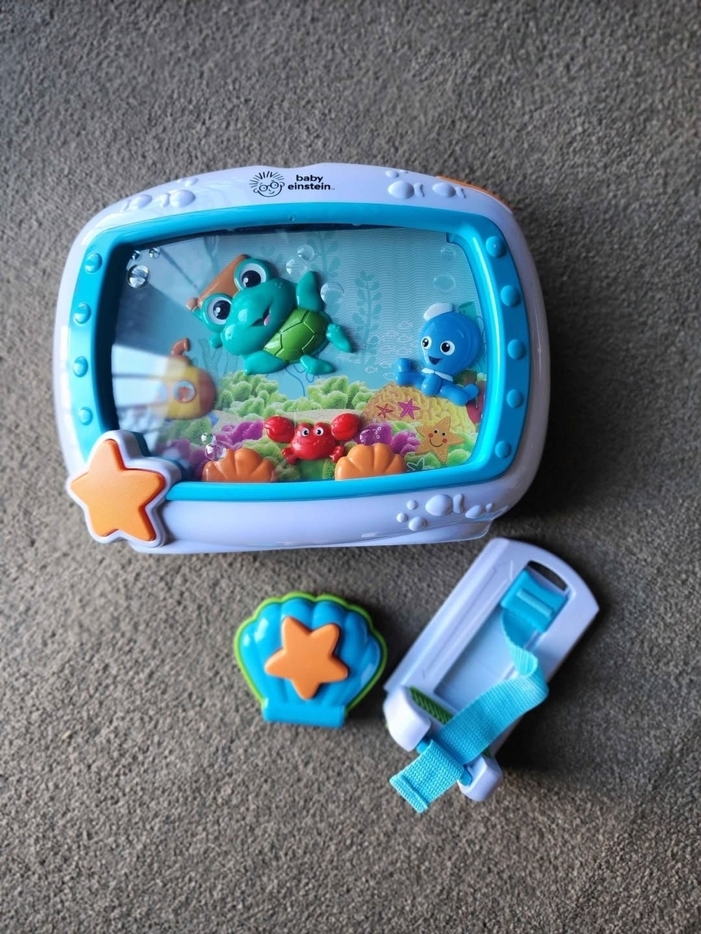 Baby Einstein Blue Ocean Water Play Toy with Orange Star Accent